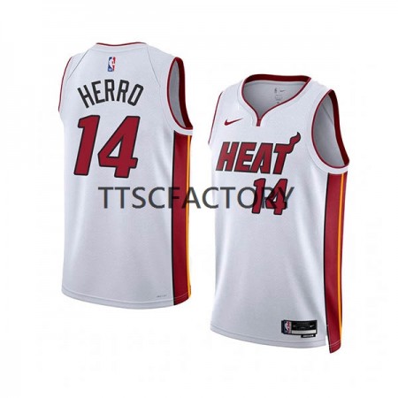 NBA Miami Heat Trikot Tyler Herro 14 Nike 2022-23 Association Edition Weiß Swingman - Herren